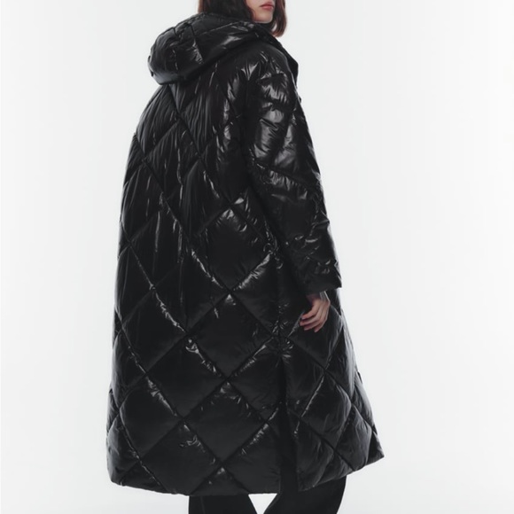 Zara Longline Quilted Jacket - Picture 11 of 16